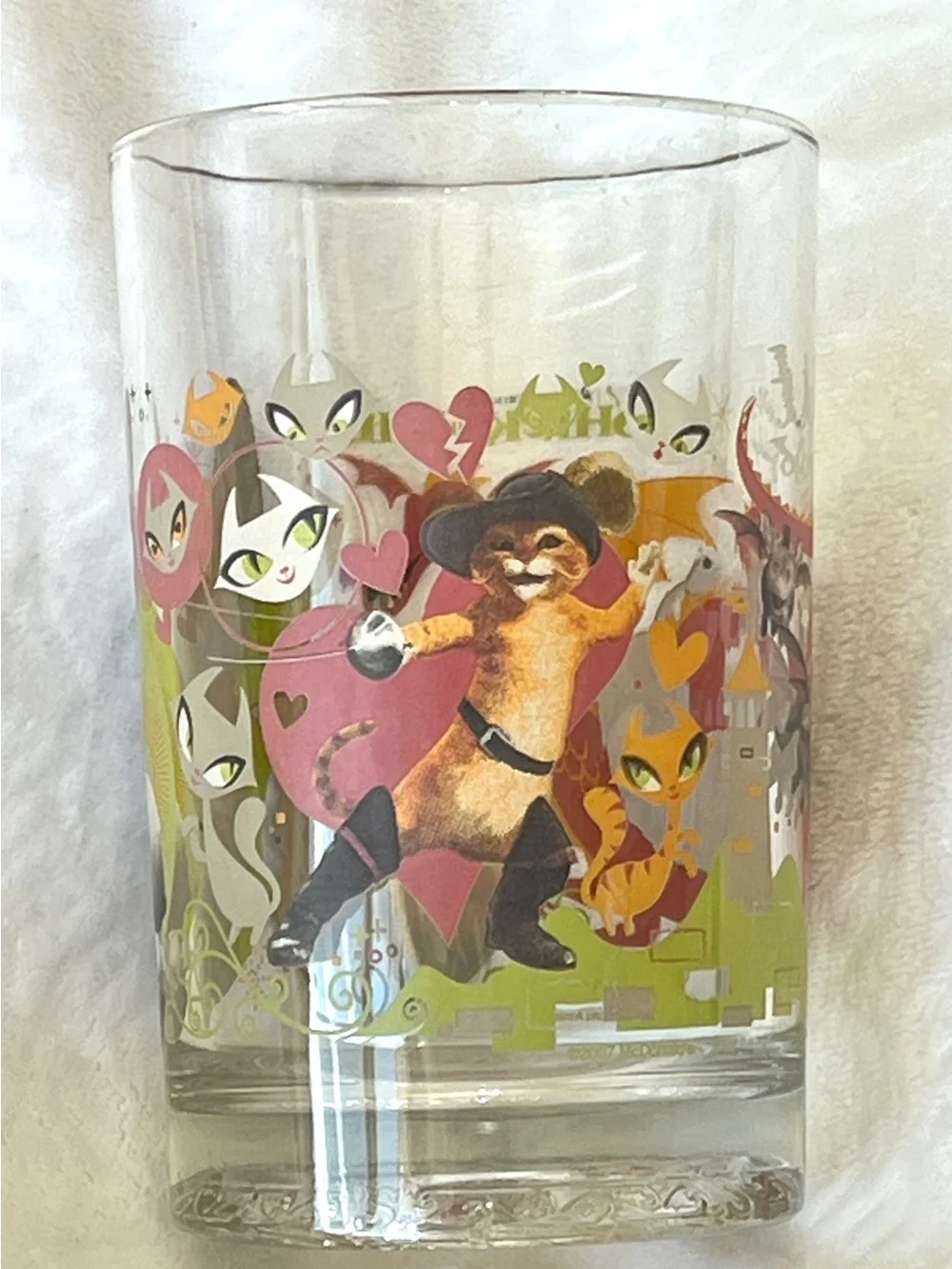 RARE Vintage 2007 McDonald's Shrek The Third Collectible Glass Cup, Super Heavy!